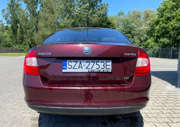 Skoda RAPID cena 26900 przebieg: 184450, rok produkcji 2013 z Szczecinek małe 596